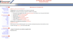Desktop Screenshot of chorales.info