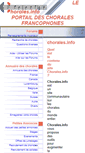 Mobile Screenshot of chorales.info